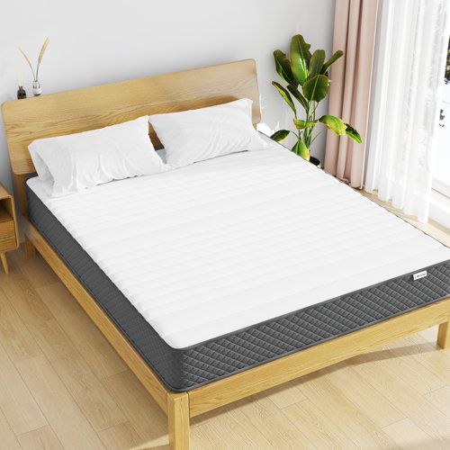 White Nest 10'' Medium Hybrid Mattress Fiberglass Free & Reviews Wayfair